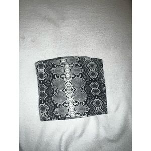 Snake design bandeau top 
